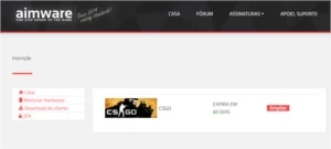 Assinatura I Aimware.net v5 I 2 meses - Counter Strike CS