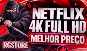 Netflix Premium 4K | 5 Telas | 1 Mes (Sem Anúncios) - Assinaturas e Premium
