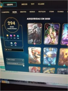 Conta Gold 4 _ 294 skins/ 88k de EA