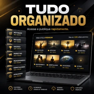 ✨ Pack 1.000+ Vídeos Verticais Nicho Religioso - Redes Sociais