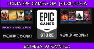 Epic Games Contas Com 70/80 Jogos