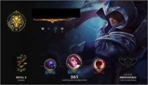 Conta borda Ouro - League of Legends LOL