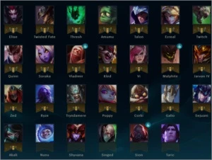 Conta borda Ouro - League of Legends LOL