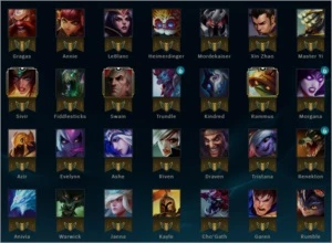 Conta borda Ouro - League of Legends LOL
