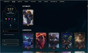 Conta de League Of legends LOL