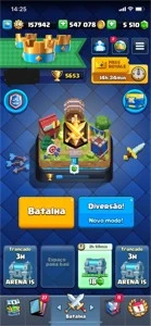 CONTA CLASH ROYALE LVL 14