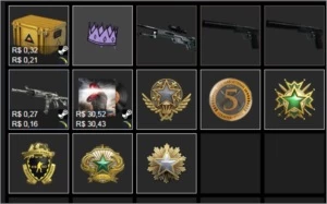 CONTA DE CS:GO COM 6 MEDALHAS - Counter Strike