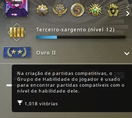 CONTA DE CS:GO COM 6 MEDALHAS - Counter Strike