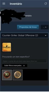 Conta Steam 17 anos com medalha 5 e 10 anos. - Counter Strike CS