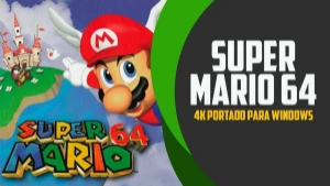 Super Mario 64 - 4K Portado Para Windows - Outros