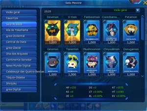 VENDO CONTA TOP LADMO SERVER OMEGAMON - Digimon Masters Online