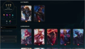 conta league of legends serve br LOL