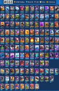 Conta de Clash Royale - 033