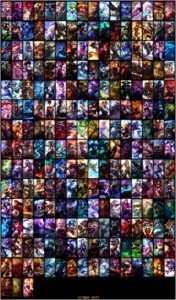 conta gold 1, vayne ladra+ 230 skins todos os champs. - League of Legends LOL