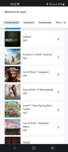 Conta PS4 com mais de 20 jogos - Outros