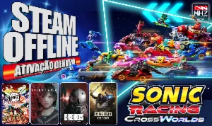 Sonic Racing: CrossWorlds Deluxe - Conta Offline Steam