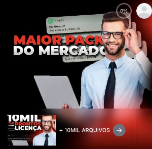 ✅Pack 10Mil Plr's Para revenda na Eduuz,  [conteúdo removido]  e outros