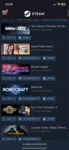 Conta Steam com mais de 100 Jogos