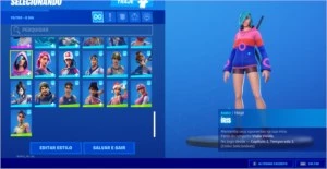 Conta fortnite Elfo+Minty e STW