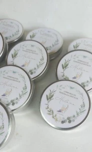 Lembrancinha Vela na Latinha Primeira Eucaristia - Artesanato e Personalizados