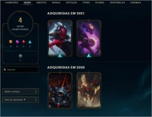 Conta prata 3 -smurf- MMR Ouro - League of Legends LOL