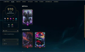 Conta Lol/Challenger/Skins Raras - League of Legends