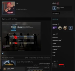 Conta Global Level 15gc - Counter Strike CS