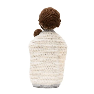 São José com Menino Jesus em Amigurumi - Artesanato e Personalizados