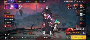 Conta de Free FIRE ffcon com Itachi e vários outros itens