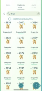 Conta Pokémon go level 33 com lendários alguns 100%