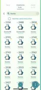 Conta Pokémon go level 33 com lendários alguns 100%