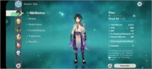 CONTA REROLL XIAO AR16 (AMERICA) - Genshin Impact