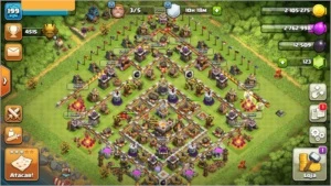 cv 11 full casal 49 rainha 46 rei - Clash of Clans