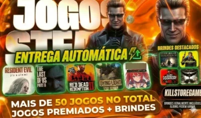 🔥 Combo Steam 50+ Jogos | Cyberpunk 2077 + Elden Ring