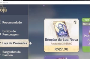 APENAS TROCA - CONTA MUITO BOA - Genshin Impact