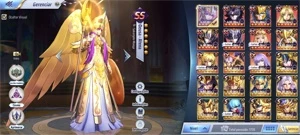 Conta A91 Lvl 70, Todos SS EX S, Reparos 99%, Vontade top - Saint Seiya Awakening SSA