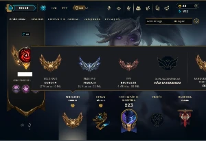 Ouro 4 com 90 Champs e 25 Skins