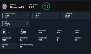 CONTA IMORTAL VALORANT 80% WINRATE