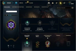 Conta Platina 4 com 22 Champs e Email não confirmado ! - League of Legends LOL