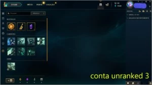 Conta lol Prata e outra Unranked ! - League of Legends