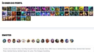 Conta Bronze 3 com 25 Champs e 17 Skins + 500 RP - League of Legends LOL