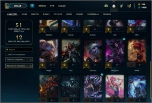Conta Bronze 3 com 25 Champs e 17 Skins + 500 RP - League of Legends LOL