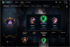 CONTA LOL B1 COM 31 SKINS E 99 CAMPEÕES - League of Legends