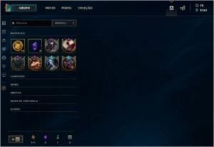 CONTA LOL B1 COM 31 SKINS E 99 CAMPEÕES - League of Legends