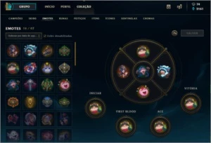 CONTA LOL B1 COM 31 SKINS E 99 CAMPEÕES - League of Legends