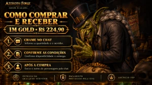 🪙 1 Milhão De Gold — Azeroth Forge - Blizzard