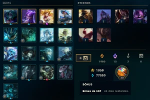 Smurf Premium C/ Neeko Guardiã Estelar Prestígio + 1050Rp - League of Legends LOL