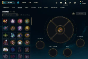 Conta Platina 4 | 70% Win - Lol (League Of Legends) Elomoon