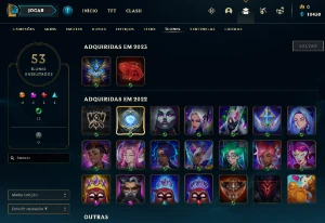 Conta Platina 4 | 70% Win - Lol (League Of Legends) Elomoon