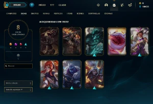 Conta Platina 4 | 70% Win - Lol (League Of Legends) Elomoon